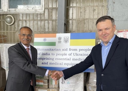 India handed over another cargo of humanitarian aid to Ukraine - embassy